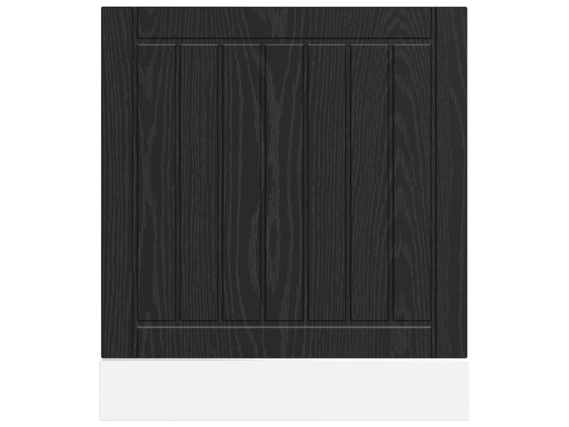  Panneau de lave-vaisselle chêne noir 60x1,5x57cm shl5855  - Conforama D
