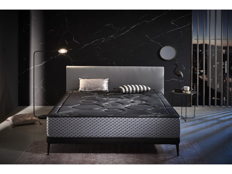  Matelas à mémoire de forme au graphène grafeno night confort h25 - équilibré, mémoire de forme au graphène, tissu 3d respirant 8435720044355 - Conforama C