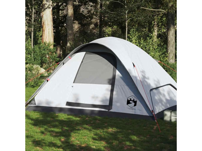  Tente de camping, tente familiale à dôme 6 personnes tissu occultant imperméable shl60512  - Conforama B