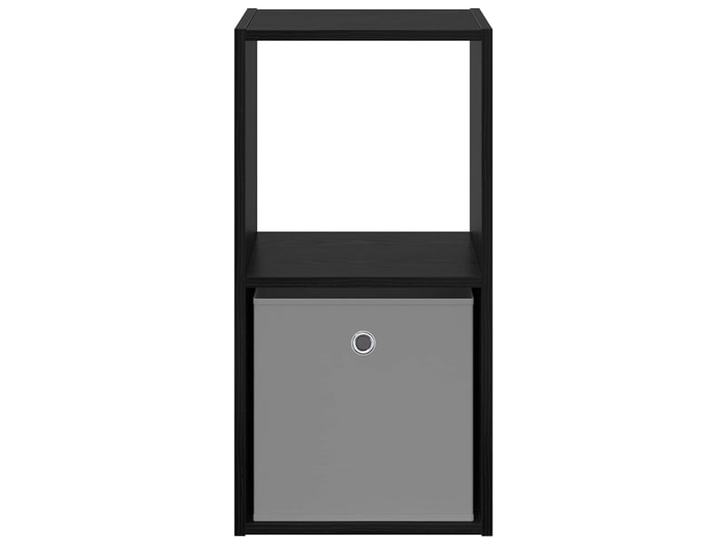  Table de chevet - cabinet de chevet - table de nuit 2 pc chêne noir 35 x 32 x 68,5 cm  - Conforama E
