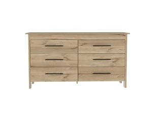 Commode 6 tiroir(s)    TUHOME CONCEPT  coloris bicolore largeur 149.5 cm