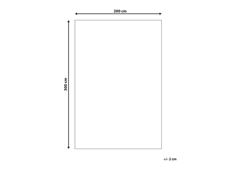  Tapis lunara beige clair 200 x 300 cm laine  - Conforama C