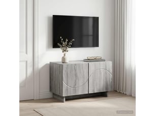 Meuble tv coloris gris  <strong></strong>  <strong></strong>