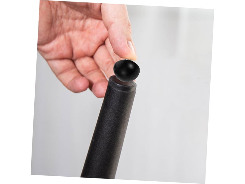  20pcs niveleurs d'armoires noirs en métal et caoutchouc patins à visser m8 pour tables et chaises, stabilité bruit assurées  - Conforama E