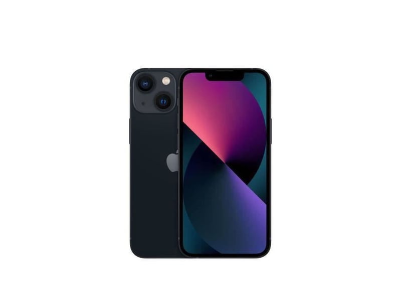 Smartphone 13 mini 256 go midnight 2021 doubles caméras - Conforama A