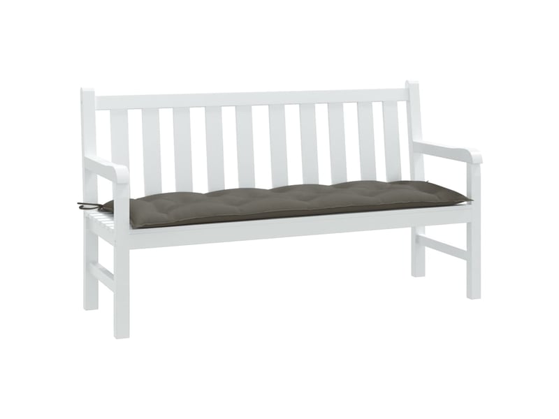  Coussin de banc de jardin, coussin d'assise gris foncé mélangé 150x50x7 cm tissu cf52739  - Conforama B