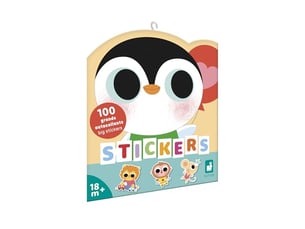 100 stickers planches - bebe animaux