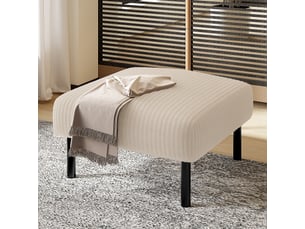 Pouf / repose pied BLOSSOM HFSN-1116BG-3 beige