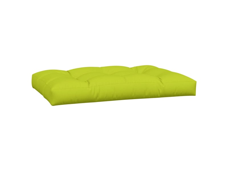  Lot de 2 coussins de palette, coussins de canapé vert vif tissu cf59645  - Conforama D