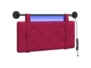 Tete de lit A poser largeur 100 cm rouge