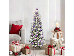 Sapin de noël artificiel, arbre de noël blanc 120 cm shl1025