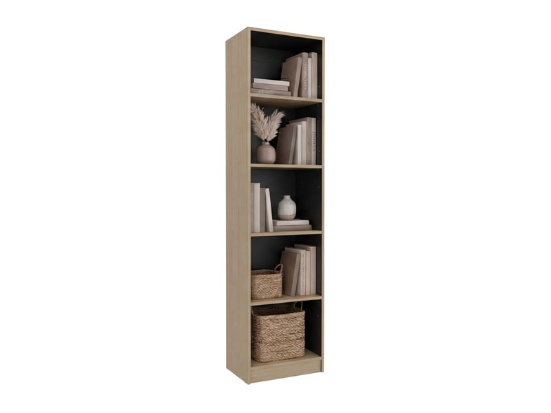  Bibliothèque home de 181 cm, wengé (réf. Ecw 13883)  - Conforama E