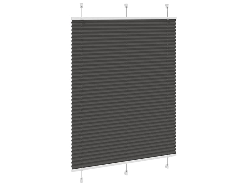  Store plissé, store de fenêtre noir 105x150 cm largeur du tissu 104,4cm polyester cf46920  - Conforama C