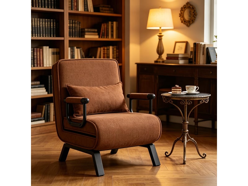 Fauteuil-lit convertible extensible, dossier réglable, fauteuil tv multifonction 1 place - Conforama B