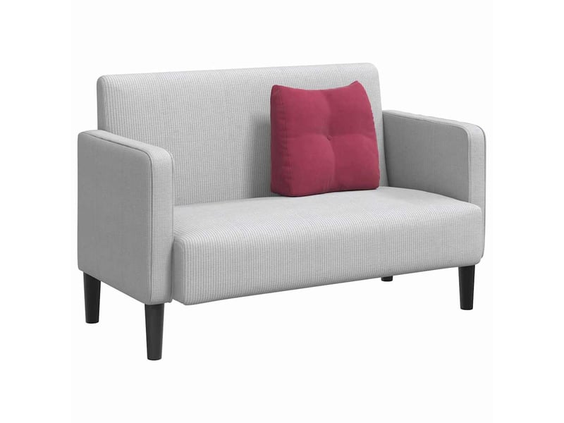  Coussin de dos, coussin de dossier bordeaux 45 x 24 x 50 cm velours cf54598  - Conforama C