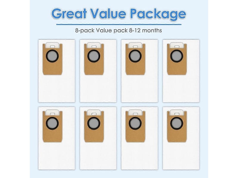 For eufy omni s1 pro self draining station robot vacuum cleaner accessories dust bags for robot vacuum cleaner - Conforama E