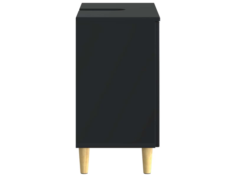 Vidaxl meuble sous lavabo de salle de bain arnhem noir - Conforama E