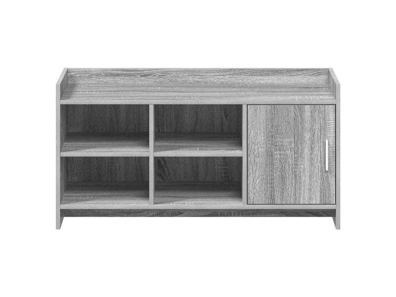  Meuble à chaussure, cabinet à chaussures avec porte sonoma gris 100x39,5x51 cm  - Conforama E