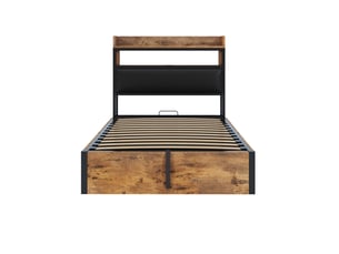 Lit coffre 90x200 cm MAISONORA coloris noir