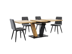 Ensemble table rectangulaire  4 chaise(s)  <strong>FLORAGRACE</strong> <strong></strong> 