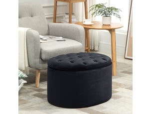 Banquette lit convertible couchage Occasionnel <strong>FLORAGRACE</strong> <strong></strong> noir