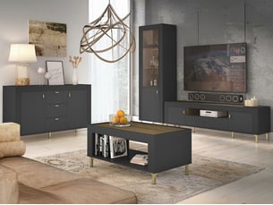 Meuble tv coloris noir 97 cm <strong></strong>  <strong></strong>
