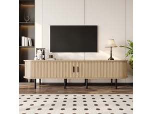 Meuble tv coloris naturel 40 cm <strong></strong> <strong>evarich</strong>