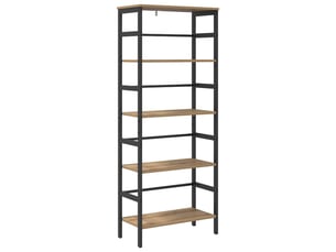 Étagère 4 niveaux, étagère de rangement 60 x 29,5 x 149 cm bois d'ingénierie shl6911