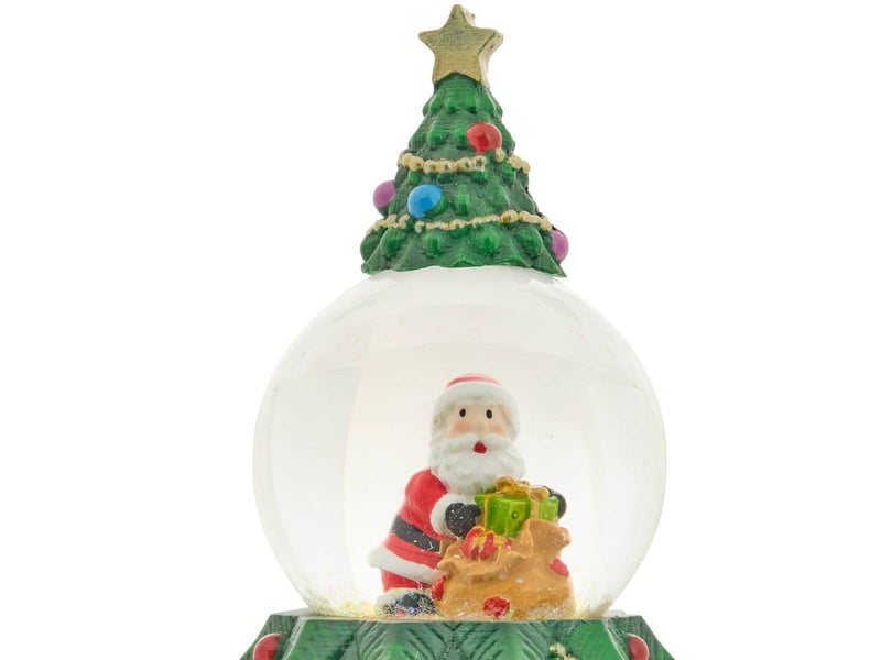  Boule neige top sapin 65mm  - Conforama C