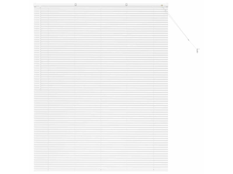 Store vénitien, store de fenêtre blanc 175 x 145 cm 25 mm aluminium cf47761 - Conforama A
