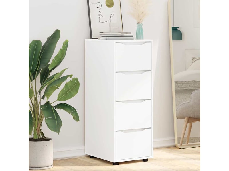  Armoire de rangement, commode de rangement 40 x 48 x 105 cm bois d'ingénierie shl5194  - Conforama E