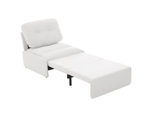Canapé convertible 1 place avec couchage 80 x 165 cm evryae