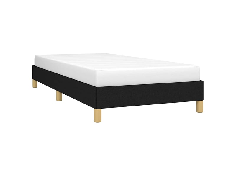  Lit simple- lit adulte -  cadre de lit sans matelas noir 100x200 cm tissu  - Conforama B