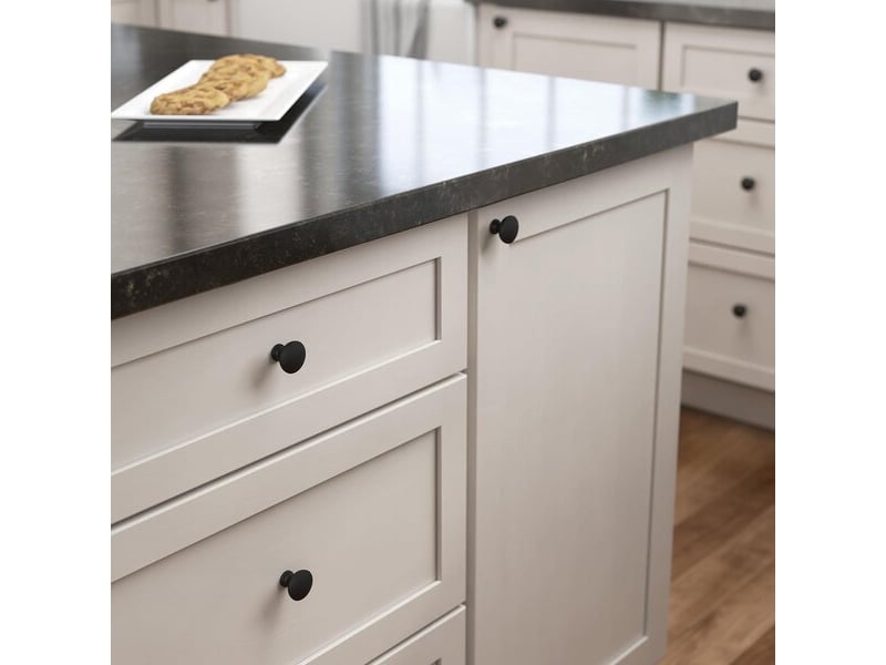 Poignées de meuble franklin brass fulton noir mat p29523z-fb-b, lot de 10 unités - Conforama A