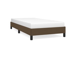 Lit simple 100x200 cm    coloris marron