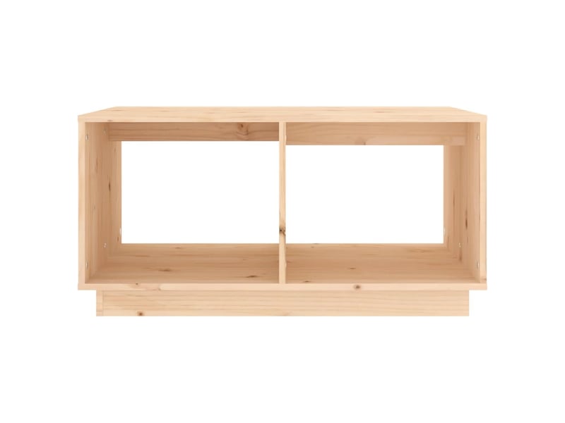  Table basse | table d'appoint salon 80x50x40 cm bois massif de pin  - Conforama E