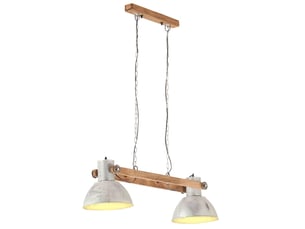 Lampe suspendue, suspension luminaire industrielle 25 w argenté 109 cm e27