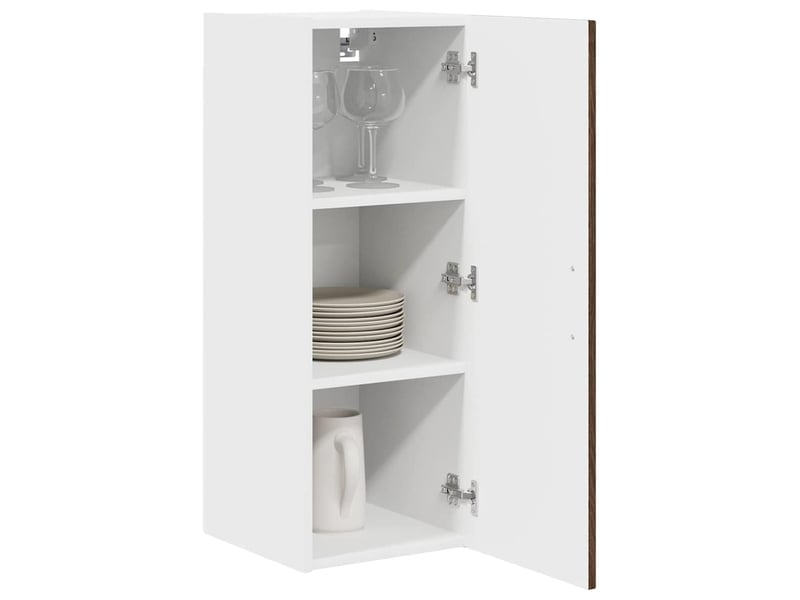  Meuble mural de cuisine | armoire de cuisine 2 pcs chêne brun shl9773  - Conforama C