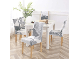 Ensemble de housse de chaise monobloc, élastique, amovible, lavable, taille universelle, multicolore