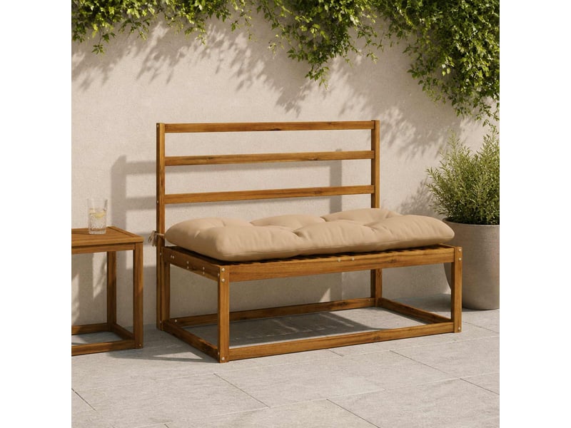  Coussin de banc, coussin d'assise, coussin de canapé vianen 100 % polyester sable 100 x 60 x 12 cm cf53988  - Conforama B