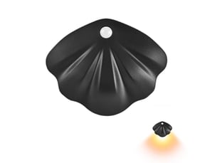Veilleuse led détecteur de mouvement rechargeable, 3 modes éclairage 3000k-6000k, batterie 1200mah, lampe intérieure avec base magnétique, noire