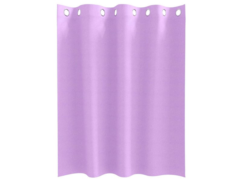  Lot de 2 rideaux occultants, rideaux black-out avec anneaux pourpre 140 x 140 cm cf44729  - Conforama D