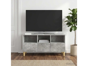 Meuble tv coloris gris 102 cm <strong></strong> <strong></strong>