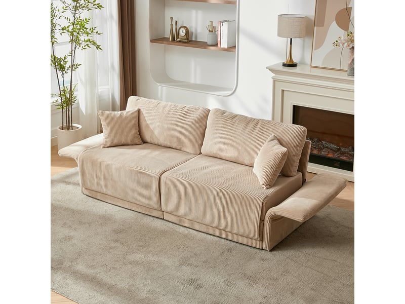  Canapé convertible, canapé-lit – en tissu, pour appartement, pour salon, pour bureau  - Conforama C