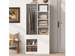 Armoire  battante  4 tiroir(s) <strong>MAISENTIEL</strong> <strong></strong> coloris blanc largeur 70 cm