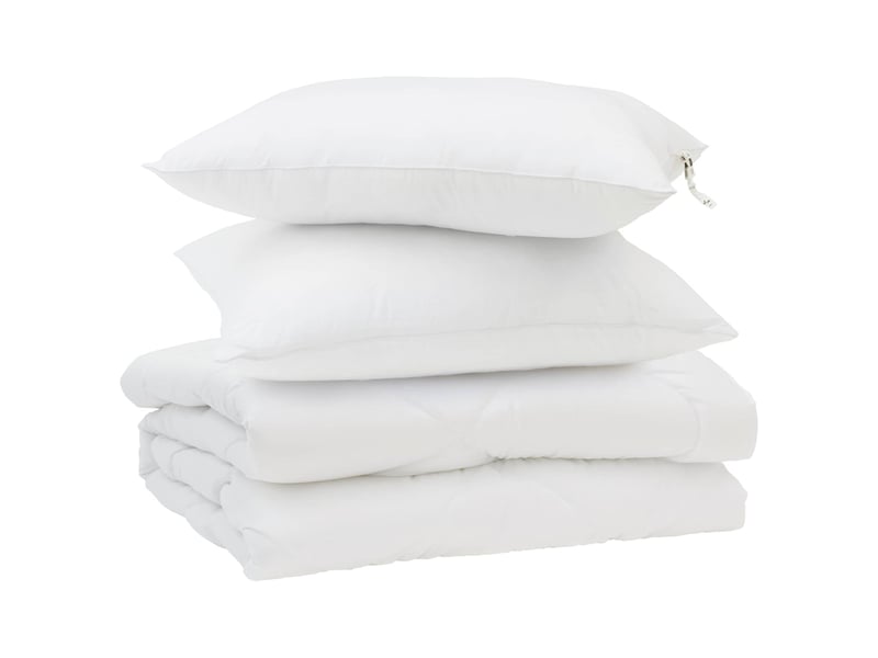 Couette d'été avec oreiller 3 pièces - duvet blanc microfibre  - Conforama A
