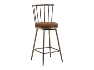 tabouret de bar <strong>HAUSS SPOLE</strong> - marron hauteur d'assise 59 cm vendu Par paire