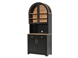 Vitrine coloris noir  <strong></strong> <strong></strong> - 80 cmx180 cm