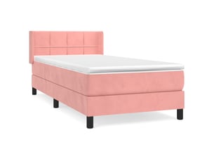 Lit simple 100x200 cm coloris rose