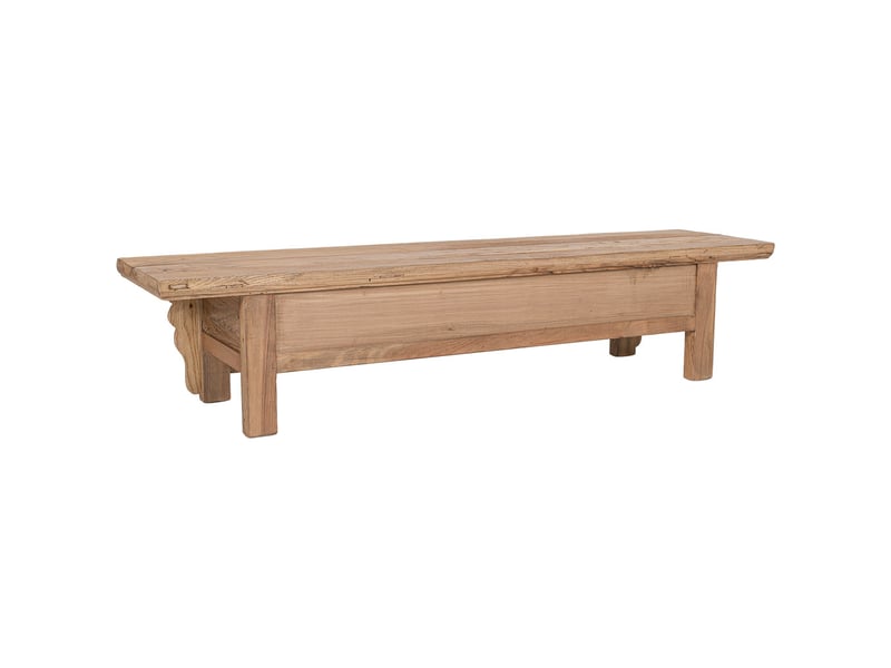  Meuble bas en bois beige 160x40x35 cm h  - Conforama E